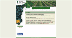 Desktop Screenshot of marylandgrapes.org