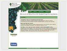 Tablet Screenshot of marylandgrapes.org